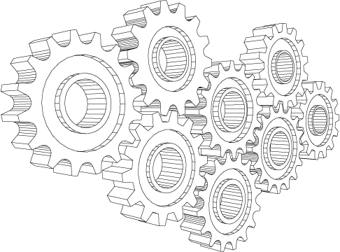 Diagram of a set of Cogs